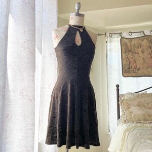 black sparkly mini dress‎